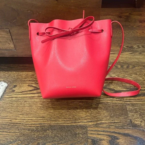 Mansur Gavriel Cherry Red Crossbody Bag - Picture 6 of 11